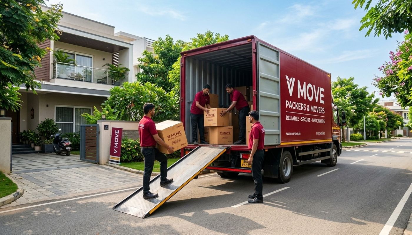 V Move Packers and Movers Moving Fleet & Team in Belavali